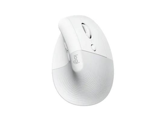 Logitech Lift Vertical Ergonomic Mouse Wireless, Bluetooth - Off White